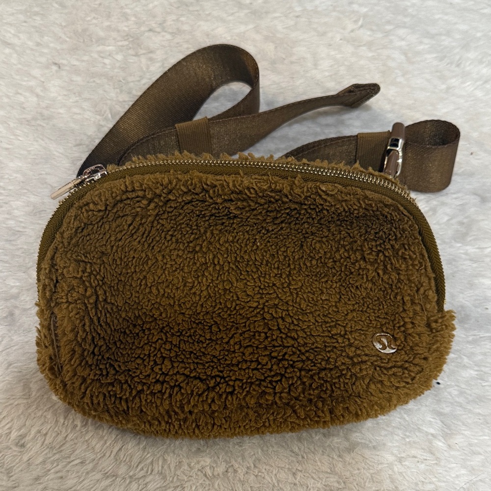 Lululemon Brown Sherpa Crossbody Bag